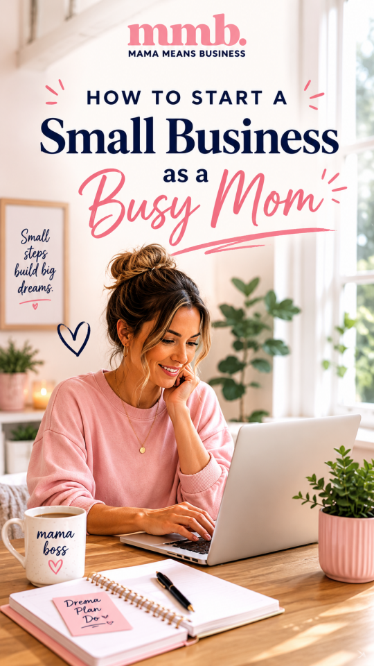 How to Start a Small Business as a Busy Mom A Simple Beginner's Guide